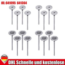 16 Ventile 8x Einlaß-/ + 8x